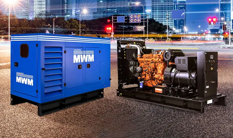 MWM canopied generating set and open-frame genset with MWM diesel engine